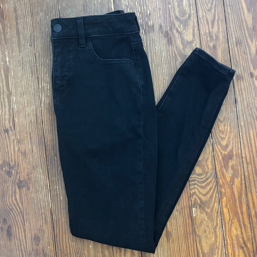 American Eagle Outfitters Black Pants Care Tag Close-Up